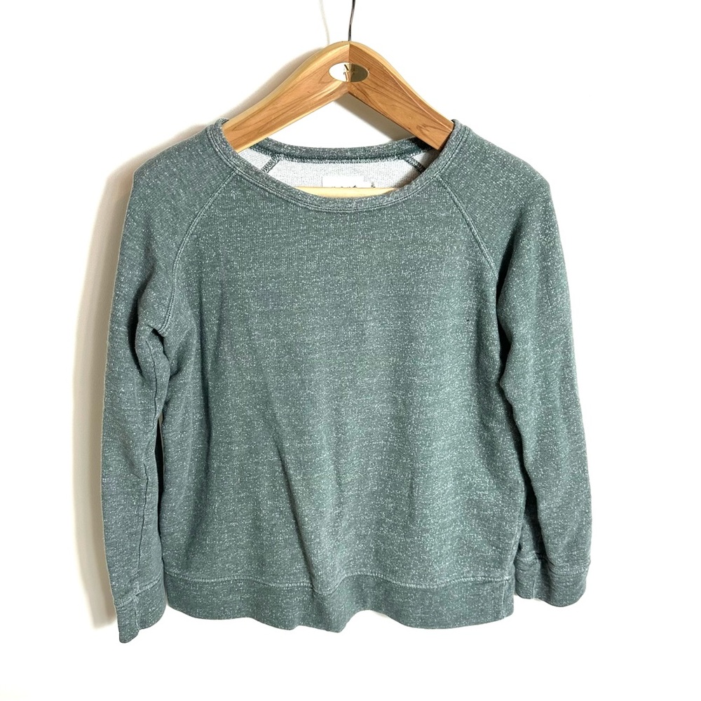 Pact L Sage Green Crewneck Sweater
